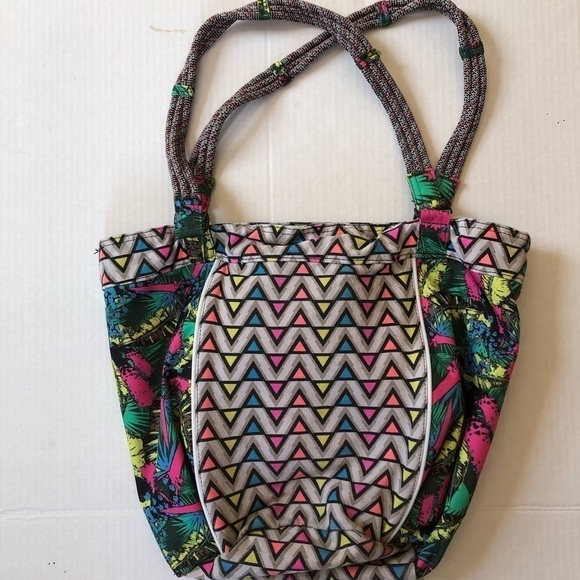 KAVU Neon Rope Tote Bag - Picture 5 of 14